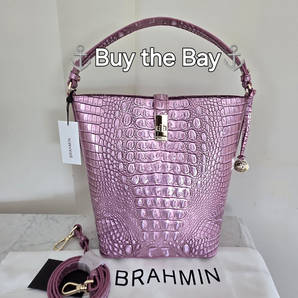 Brahmin Shira Bucket Bag Mulberry Potion Melbourne